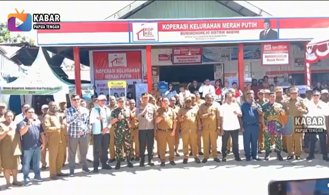 Papua Tengah Luncurkan Koperasi Merah Putih, Gubernur Tekankan Peran Strategis Ekonomi Desa