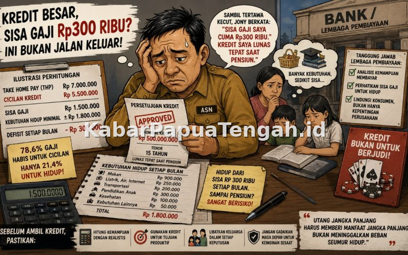 Gaji Rp6,5 Juta, Rp5,5 Juta untuk Cicilan. Siapa Melindungi ASN dari Kredit yang Terlalu Besar?