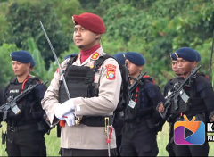 Hari Bhayangkara ke-80, Polda Papua Tengah Gelar Upacara di Eks Bandara Lama Nabire
