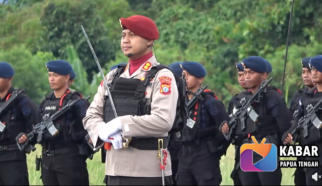Hari Bhayangkara ke-80, Polda Papua Tengah Gelar Upacara di Eks Bandara Lama Nabire
