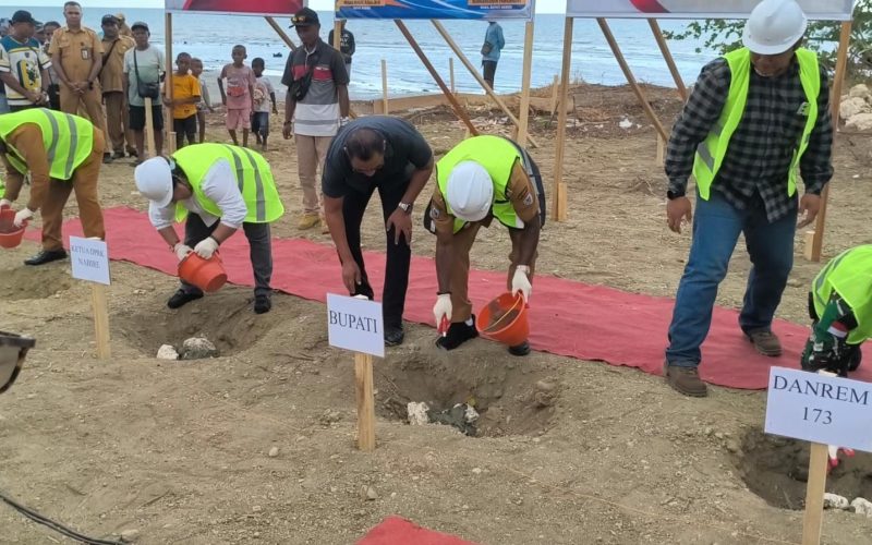 Bangun Kampung Nelayan Merah Putih, Nabire Dorong Ekonomi Masyarakat Pesisir