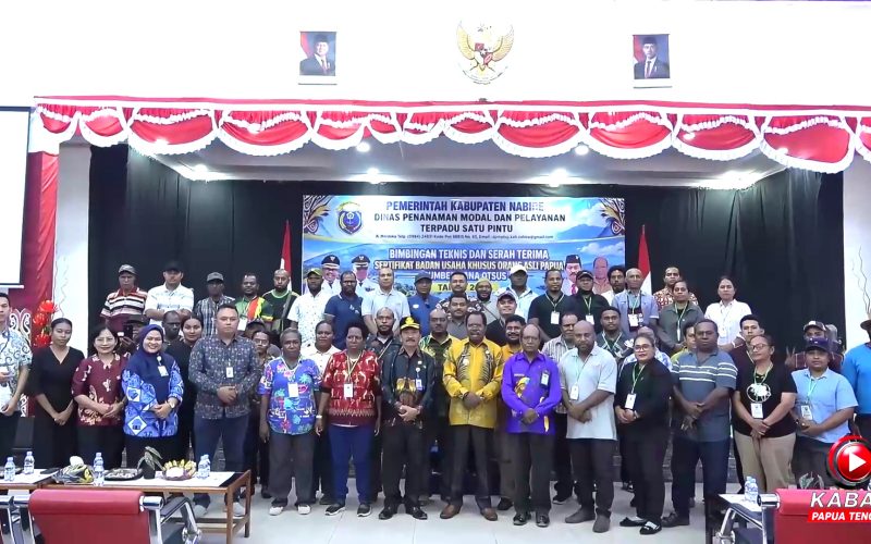 Bimtek Pelayanan Perizinan Berusaha dan Penerbitan SBU Khusus OAP Dorong Kemandirian Ekonomi Papua