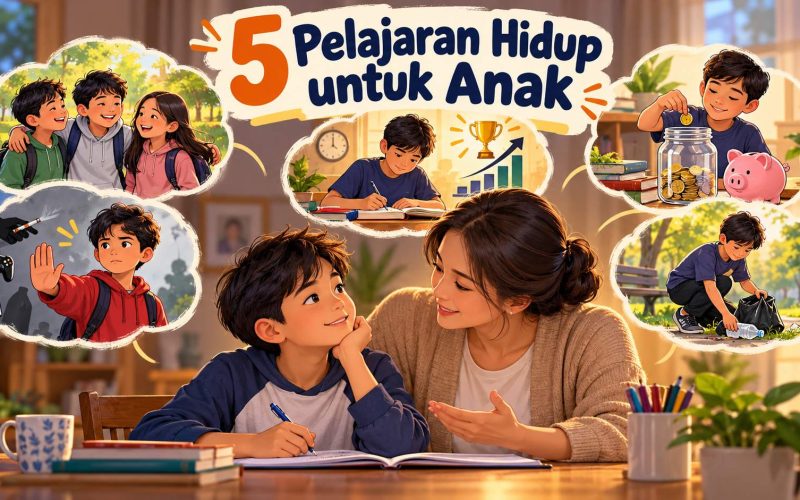 Lima Pelajaran Hidup yang Perlu Diajarkan Orang Tua kepada Anak Sebelum Usia 13 Tahun